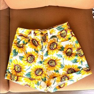 American Apparel Sunflower Shorts